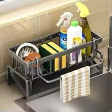 Smart Sink Organizer – Multi-Purpose Rack for Kitchen Essentials