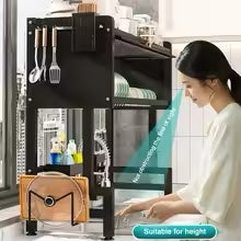 Over-the-Sink Kitchen Dish Rack – Multifunctional & Space-Saving Organizer