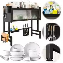 Over-the-Sink Kitchen Dish Rack – Multifunctional & Space-Saving Organizer