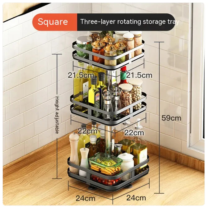Adjustable Kitchen Storage Organizer Rack