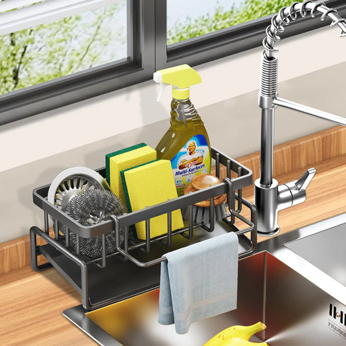 Smart Sink Organizer – Multi-Purpose Rack for Kitchen Essentials