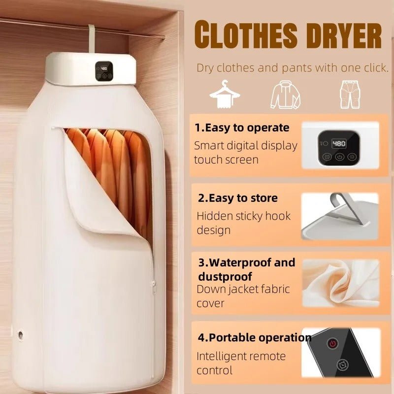Portable Foldable Travel Clothes Dryer