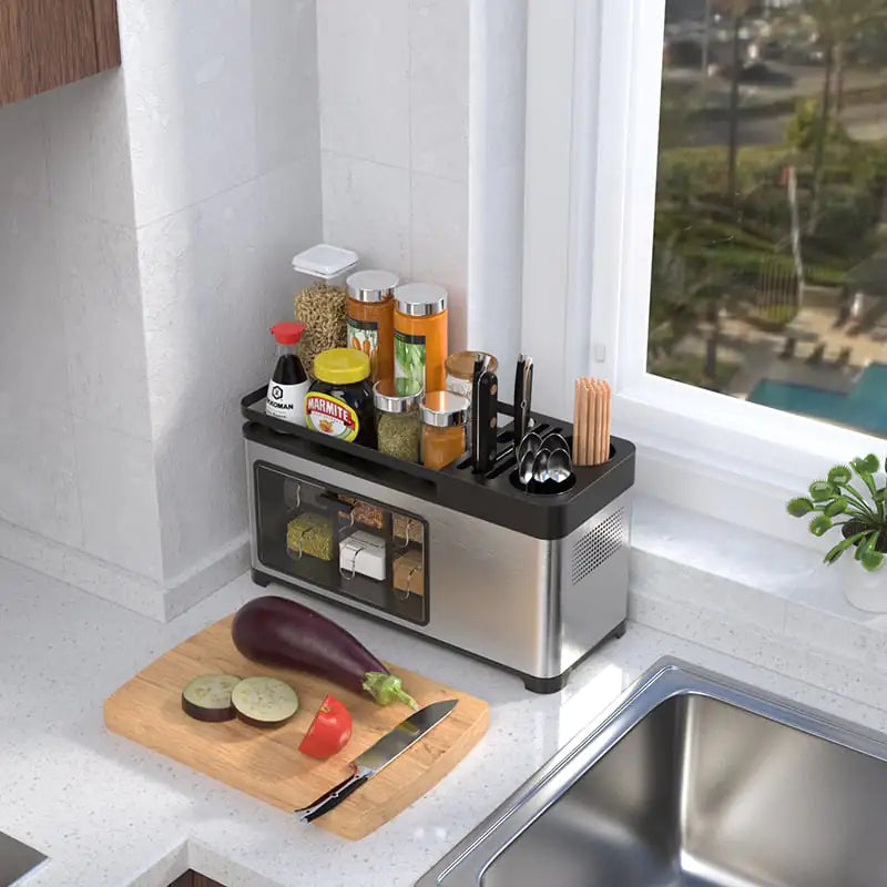 Multifunctional Kitchen Organizer Box with Storage Drawers