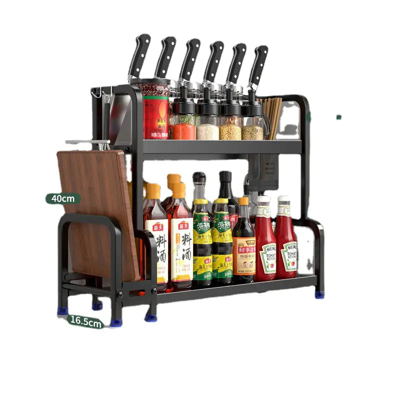 Premium Multifunctional Kitchen Rack | Adjustable Spice Organizer