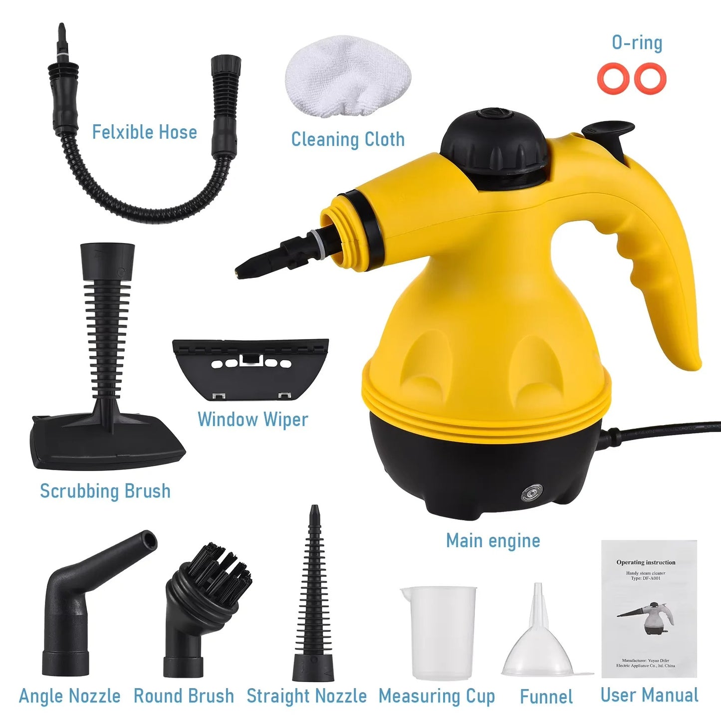 High-Pressure Steam Cleaner for Home Use (Multifunctional)