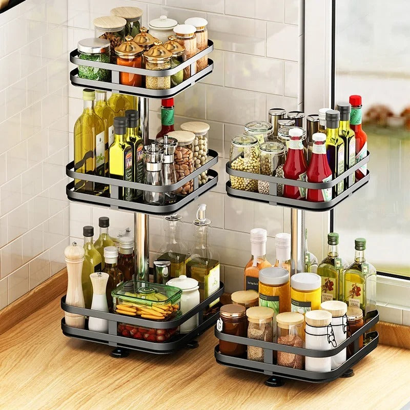Adjustable Kitchen Storage Organizer Rack